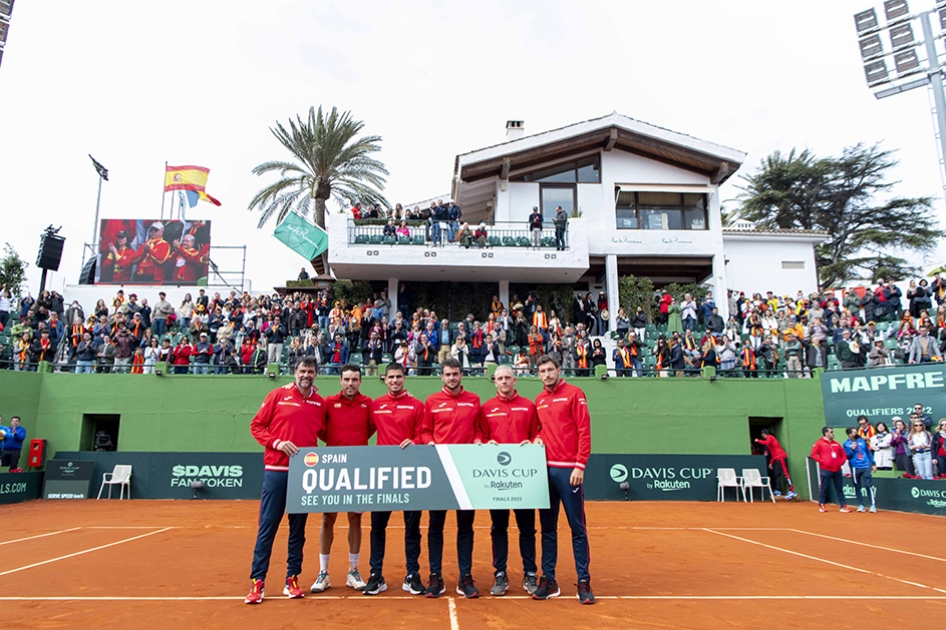 La Selección Española MAPFRE de Tenis se clasifica para las Finales de la Copa Davis