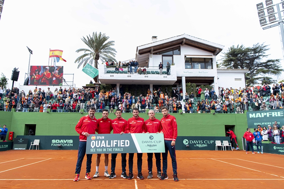 La Seleccin Espaola MAPFRE de Tenis se clasifica para las Finales de la Copa Davis