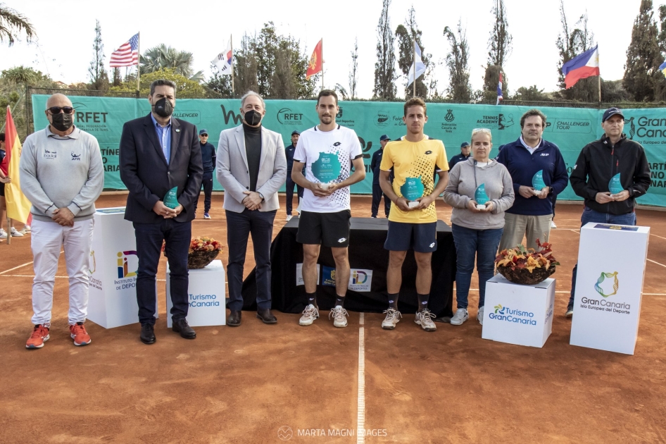 Roberto Carballés cede ante Gianluca Mager la final del primer Challenger del año en Gran Canaria Roberto Carballés cede ante Gianluca Mager la final del primer Challenger del año en Gran Canaria