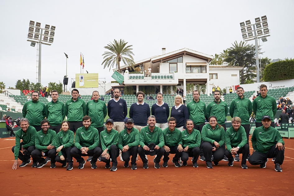 Árbitros españoles en las eliminatorias de Copa Davis de este fin de semana Árbitros españoles en las eliminatorias de Copa Davis de este fin de semana