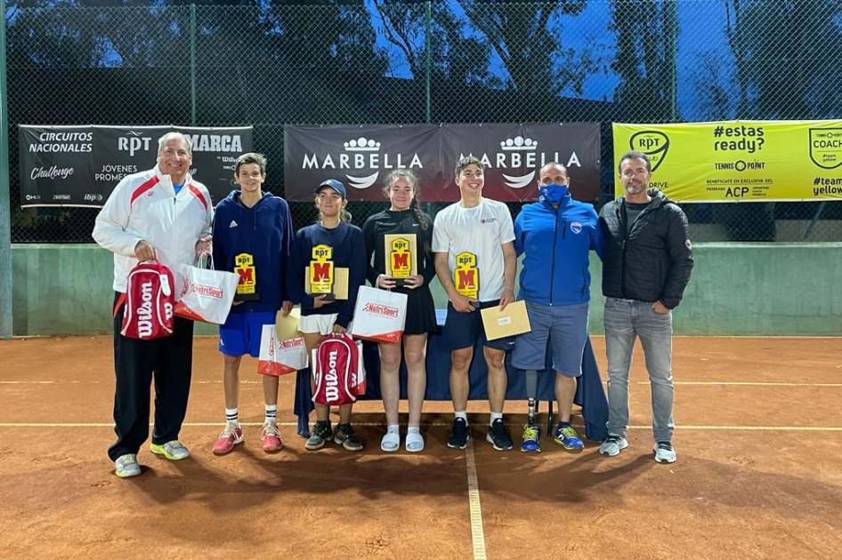 Candela Yecora y Alin-Mihai Fatu, campeones del RPT-Marca Junior Cup Sub18 de Marbella Candela Yecora y Alin-Mihai Fatu, campeones del RPT-Marca Junior Cup Sub18 de Marbella