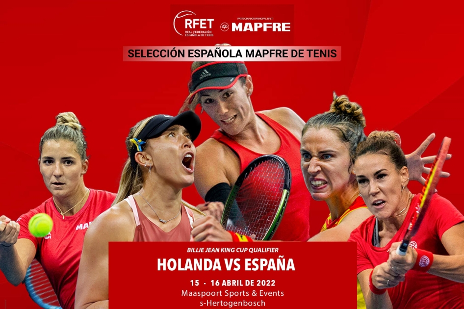 Badosa, Muguruza, Sorribes, Parrizas y Masarova jugarn la Billie Jean King Cup en Holanda