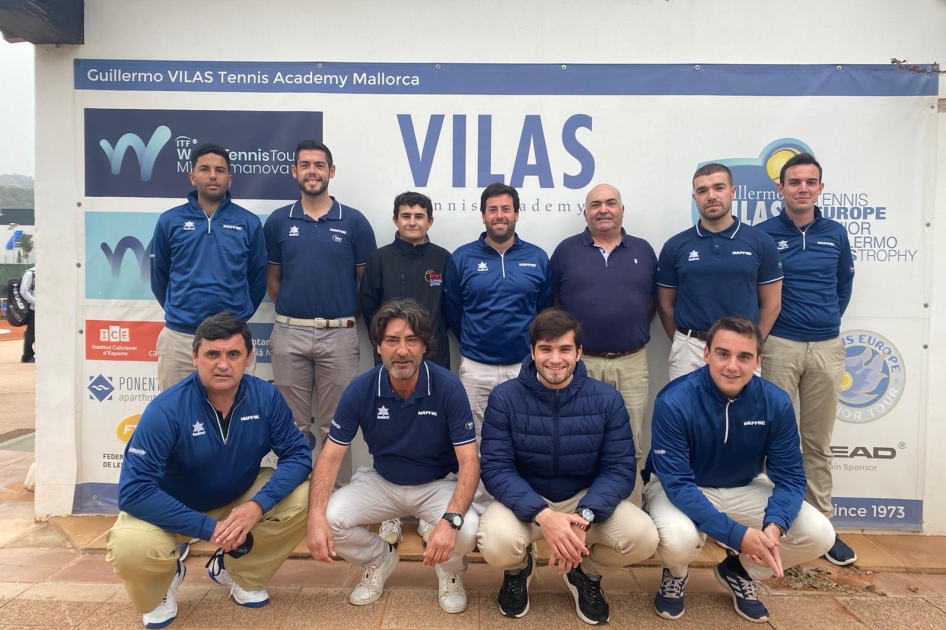 Equipo arbitral en los torneos del ITF World Tennis Tour en Palmanova Equipo arbitral en los torneos del ITF World Tennis Tour en Palmanova