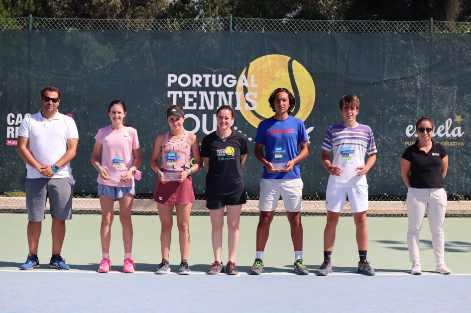 Doblete español de Eugenia Menéndez y Luis Llorens en Portugal Doblete español de Eugenia Menéndez y Luis Llorens en Portugal