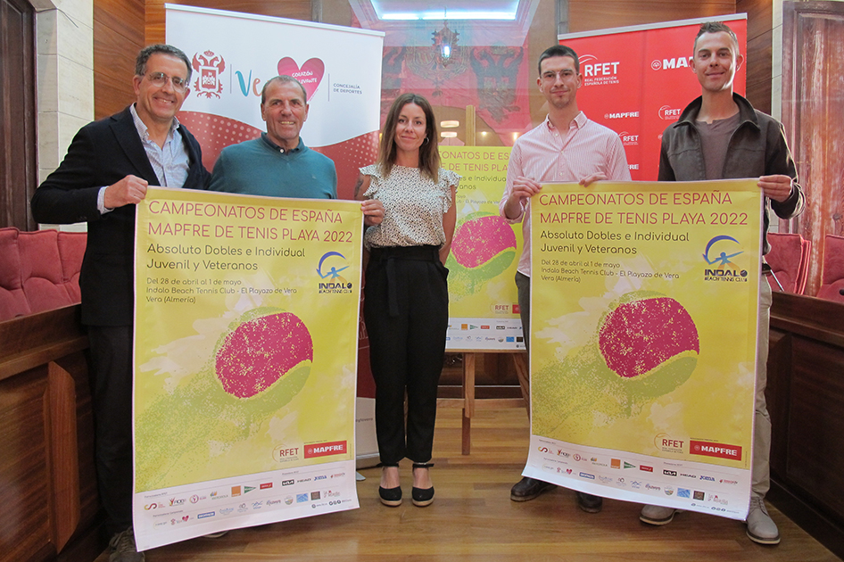 Se presenta en Vera el Campeonato de Espaa MAPFRE de Tenis Playa 2022