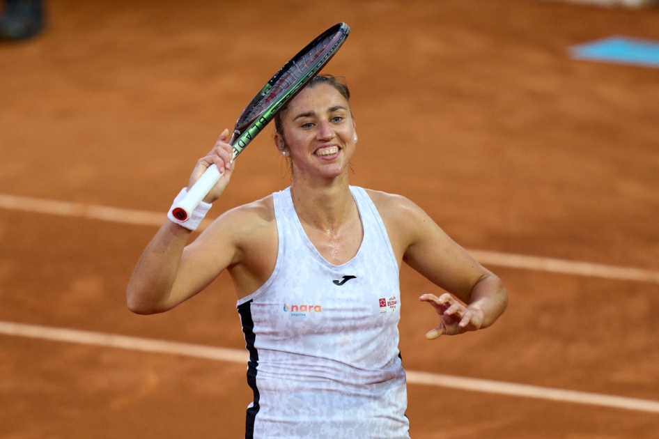 Sara Sorribes se despide en los cuartos de final del WTA 1000 de Madrid