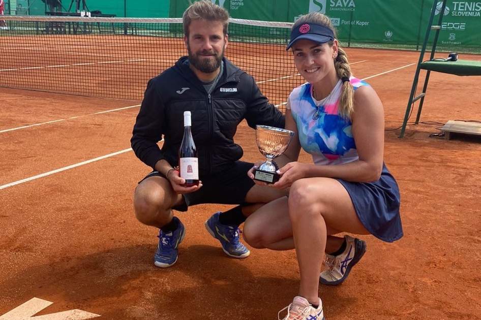 Andrea Lázaro alcanza su primera final de 60 mil dólares en Eslovenia Andrea Lázaro alcanza su primera final de 60 mil dólares en Eslovenia