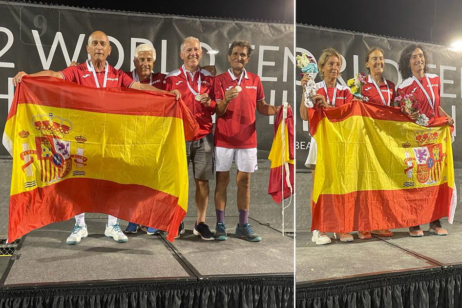 La Seleccin Espaola MAPFRE de Tenis cierra el Mundial Snior con dos platas y dos bronces