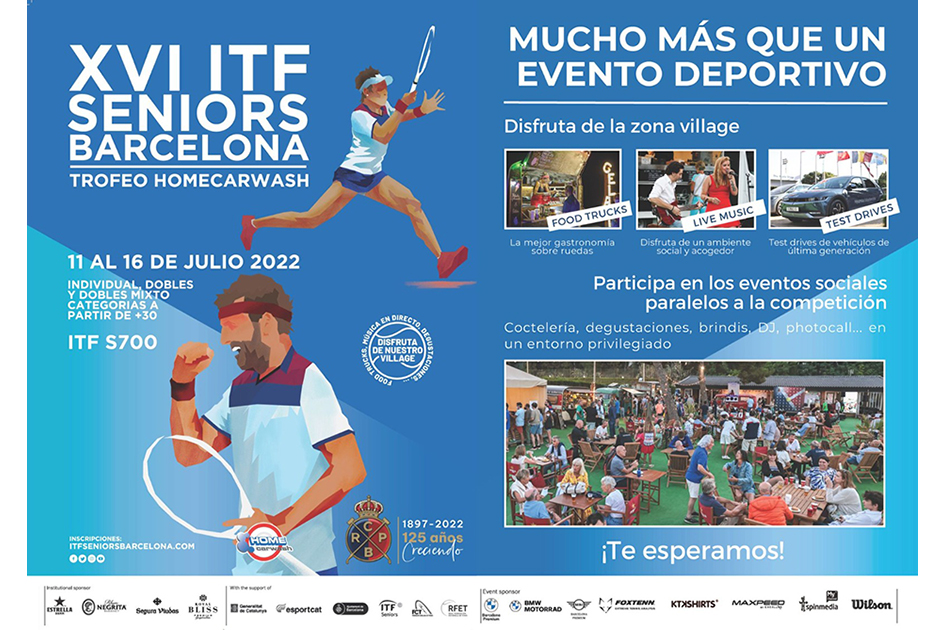 El RC de Polo ya prepara la 16ª edición del ITF Seniors Barcelona