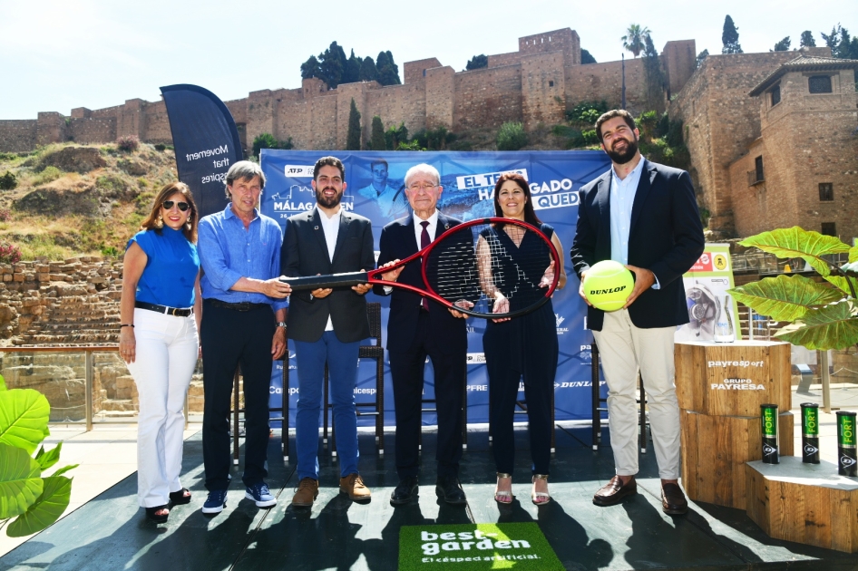 Mlaga presenta su nuevo torneo ATP Challenger en el Inacua Centro Raqueta