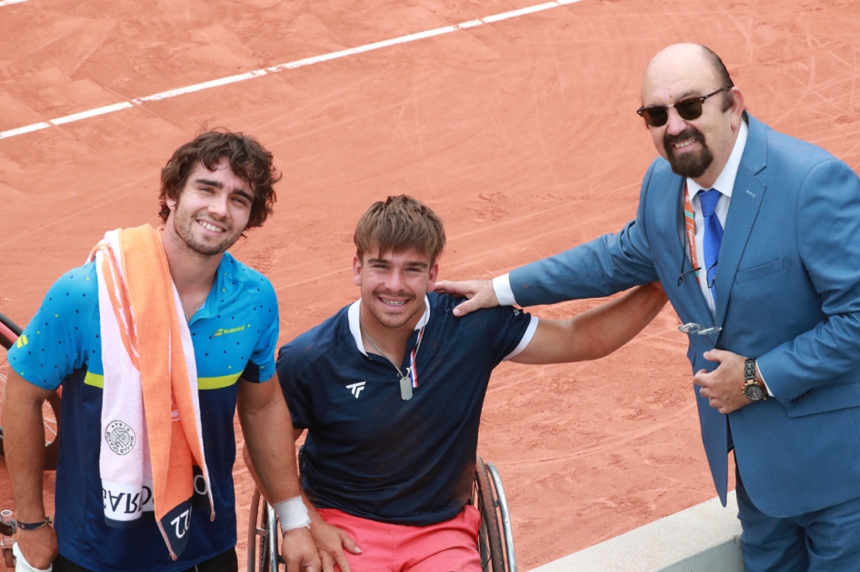 Martín de la Puente y Daniel Cavezaschi acarician la final de dobles en Roland Garros