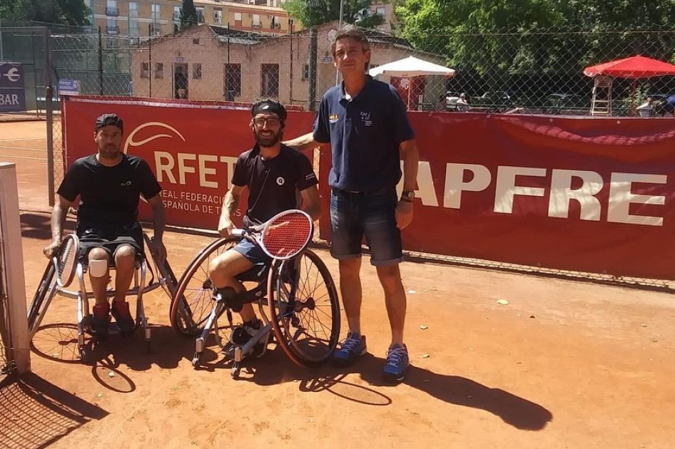 Francesc Prat gana en Zaragoza su primer abierto nacional en la Liga MAPFRE de Tenis en Silla