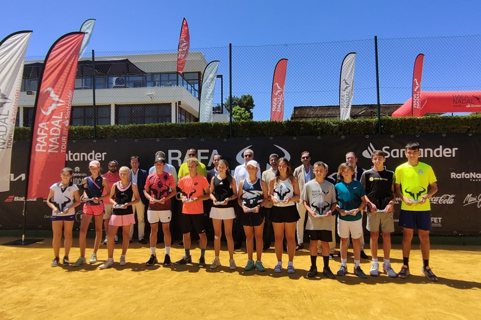 Ganadores del torneo Rafa Nadal Tour by Santander en Sevilla