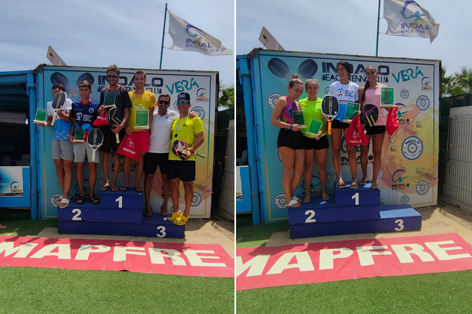 Victorias de Puente-Ventura y López-Martínez en la Liga MAPFRE de Tenis Playa en Vera Victorias de Puente-Ventura y López-Martínez en la Liga MAPFRE de Tenis Playa en Vera