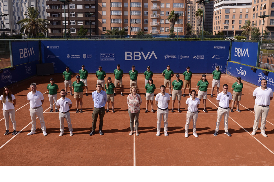 Equipo arbitral del BBVA Open Internacional Valencia WTA 125