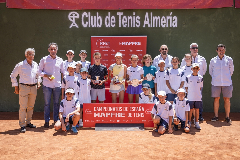 Paola Piñera e Izan Bañares ganan el renovado Campeonato de España MAPFRE Alevín en Almería