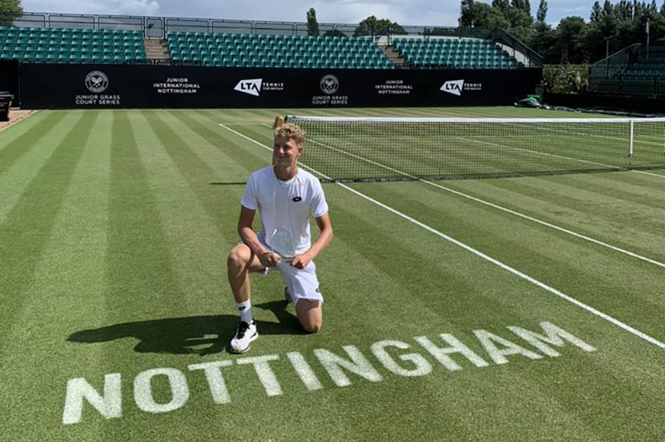 Martín Landaluce se lleva el júnior de Nottingham previo a Wimbledon Martín Landaluce se lleva el júnior de Nottingham previo a Wimbledon