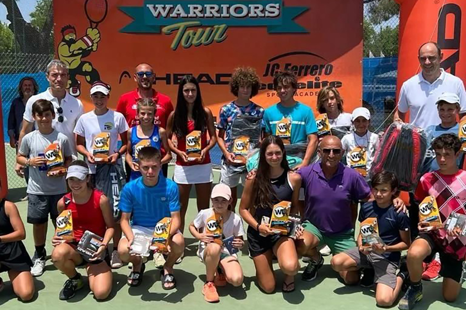 Ganadores del circuito juvenil Warriors Tour en Madrid