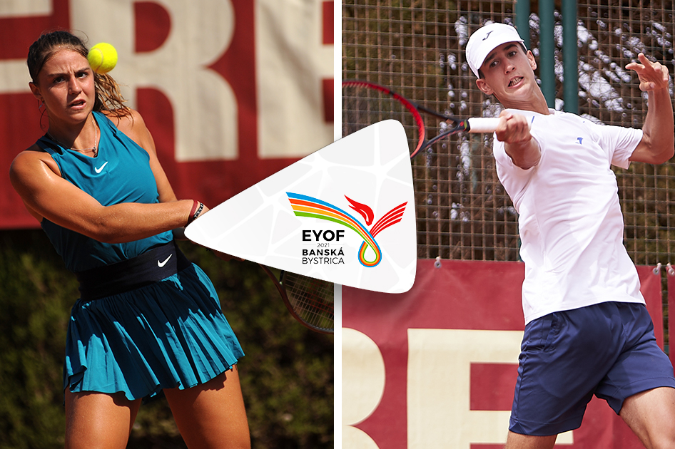 Sergio Planella y Marina Gatell representarán al tenis español en el FOJE de Banská Bystrica 2022