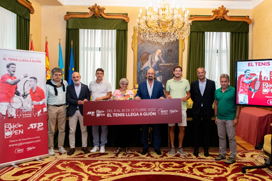 El Gijn Open se presenta oficialmente con Pablo Carreo como abanderado