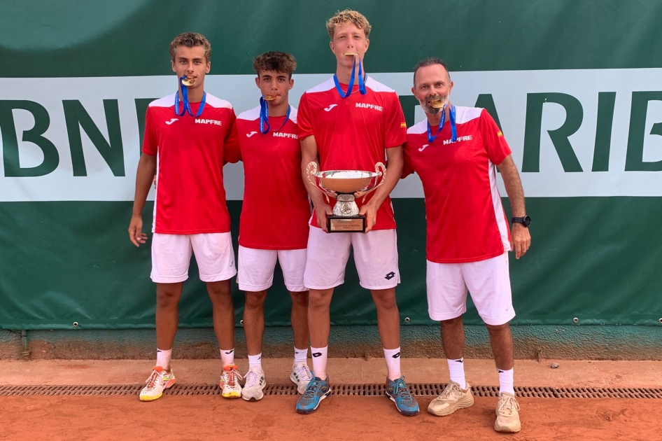 La Seleccin Espaola MAPFRE de Tenis se proclama Campeona de Europa Sub'16 en la Copa Borotra