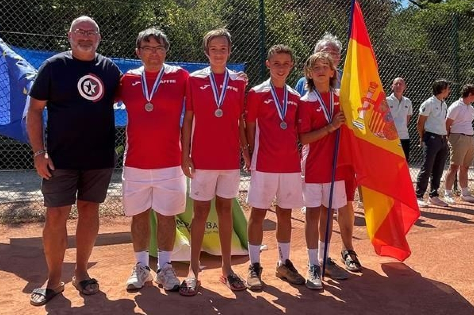 La Seleccin Espaola MAPFRE de Tenis Alevn se proclama Subcampeona de Europa