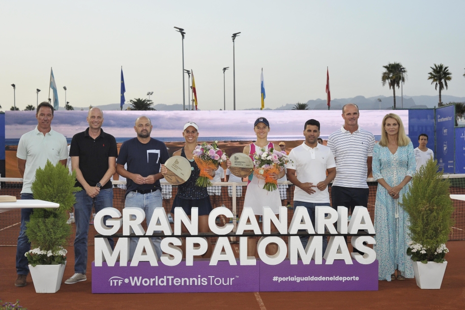 Julia Grabher triunfa en el segundo de los ITF de 60 mil dólares de Gran Canaria Julia Grabher triunfa en el segundo de los ITF de 60 mil dólares de Gran Canaria