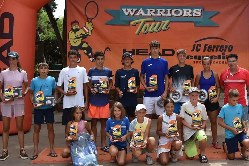 Ganadores del torneo juvenil Warriors Tour en Tarragona