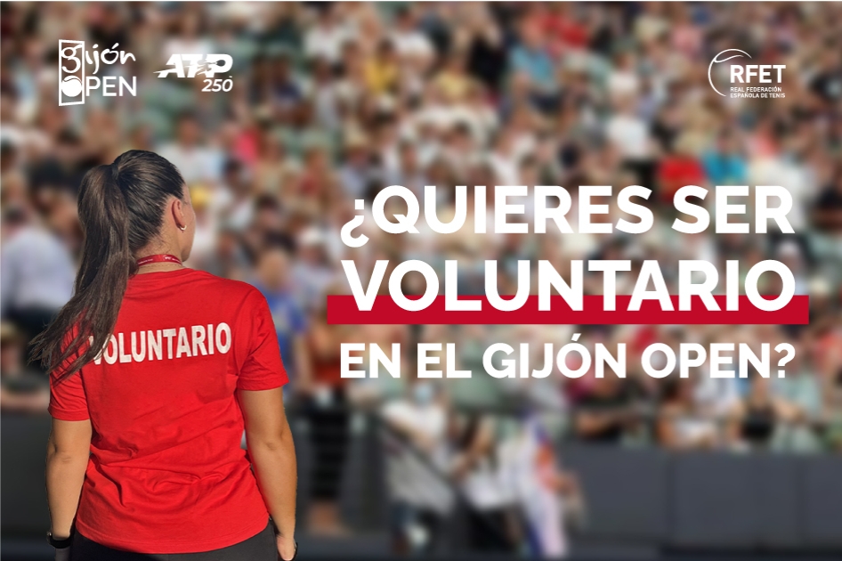 En marcha el proceso de selección de voluntarios para colaborar en el Gijón Open 2022