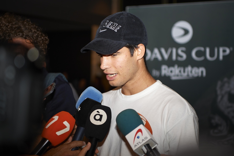 Carlos Alcaraz ya está en Valencia para jugar la Copa Davis Carlos Alcaraz ya está en Valencia para jugar la Copa Davis