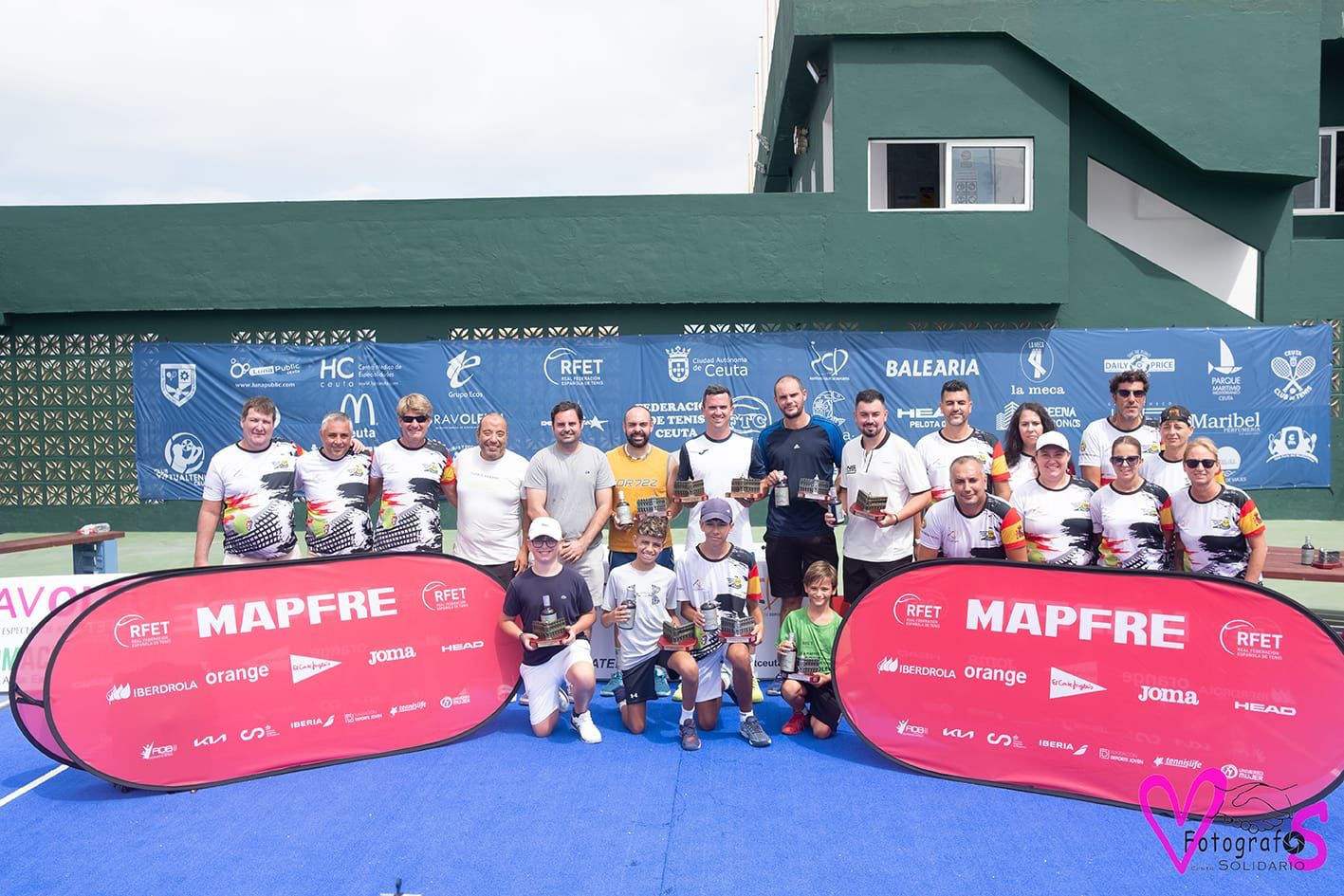 Alberto Rodrguez cumple en el estreno de la Liga MAPFRE de Touchtennis en Ceuta