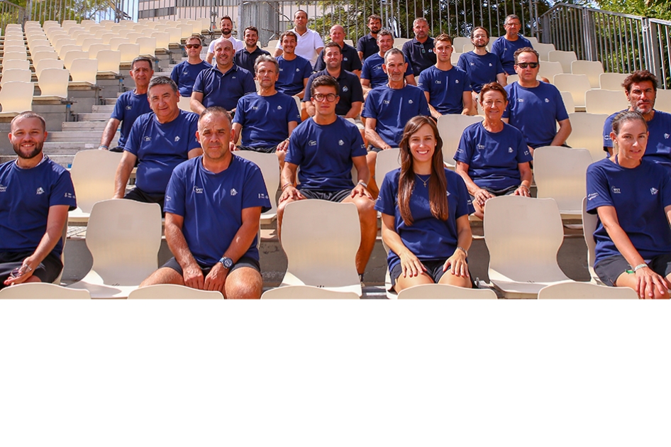 Equipo arbitral en el ATP Challenger de Sevilla