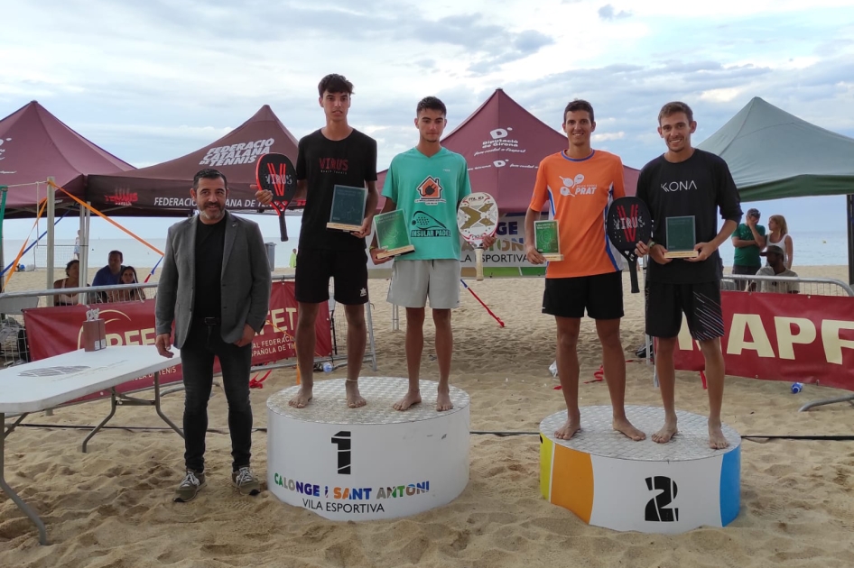 Primera prueba en Girona de la Liga MAPFRE de Tenis Playa con victorias de Durn-Garca y Faras-Fernndez