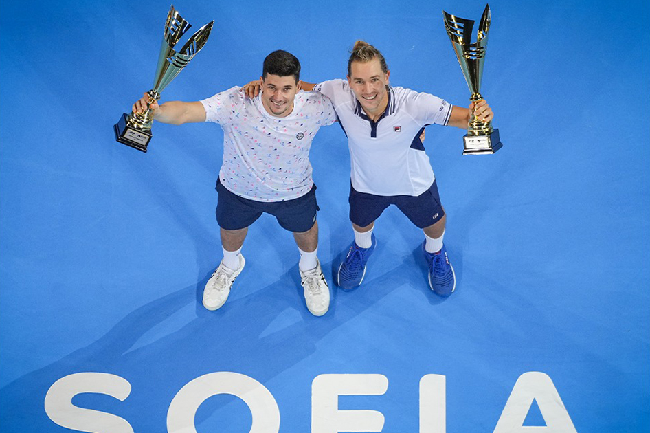 David Vega suma su cuarto título de dobles de la temporada en Sofía