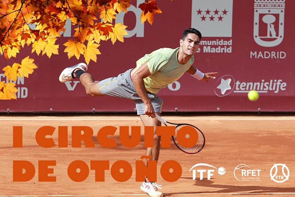 Madrid cerrará el calendario ITF masculino con tres torneos en otoño