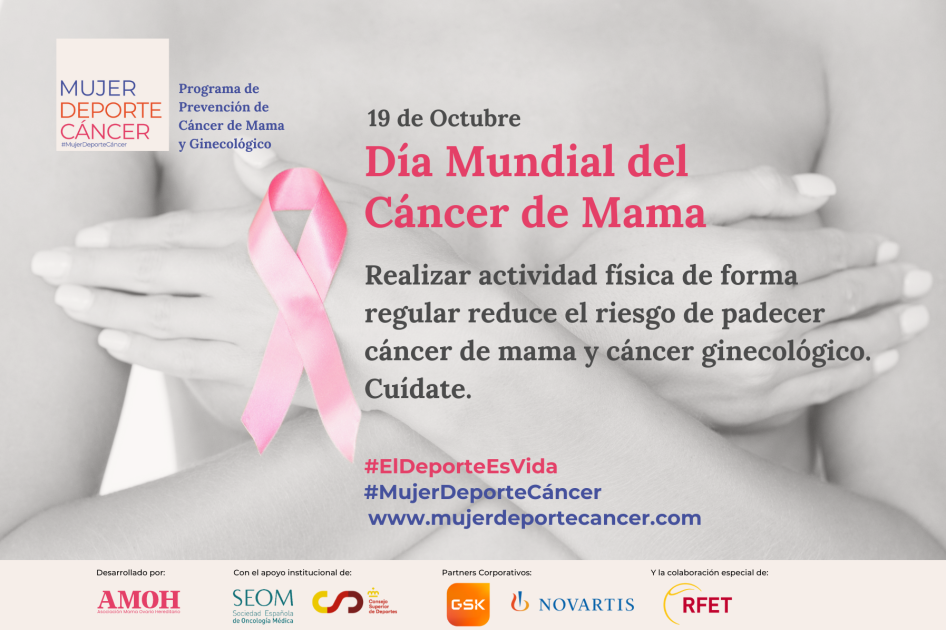 La RFET colabora con la campaa del Da Mundial del Cncer de Mama