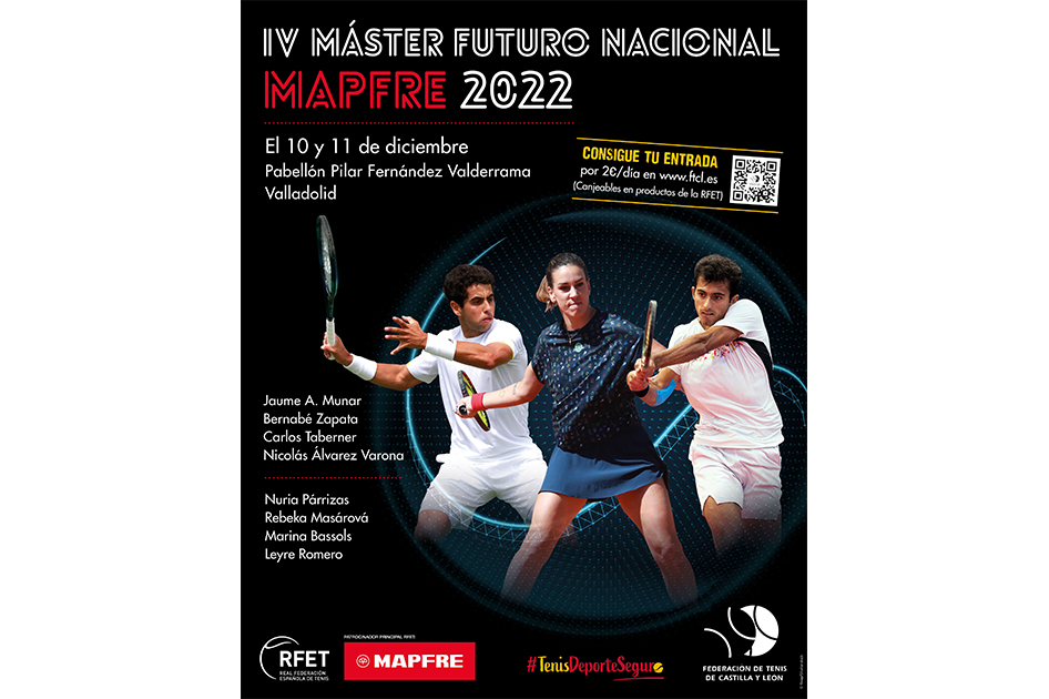 El Máster MAPFRE de Tenis volverá a Valladolid el 10 y 11 de diciembre