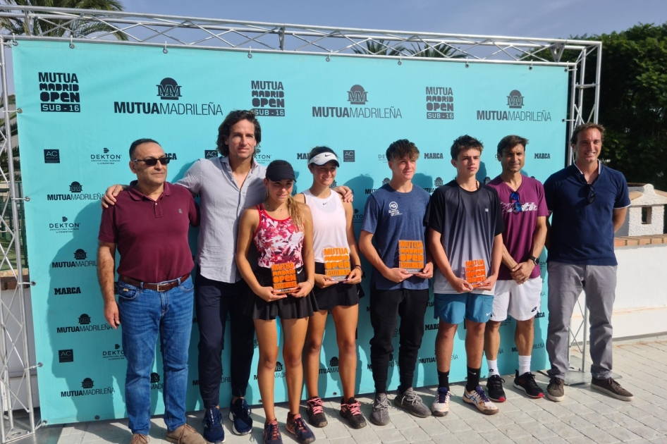 Laia Tarazona y Eric Maestre ganan el XX Mutua Madrid Open Sub'16 de Jávea