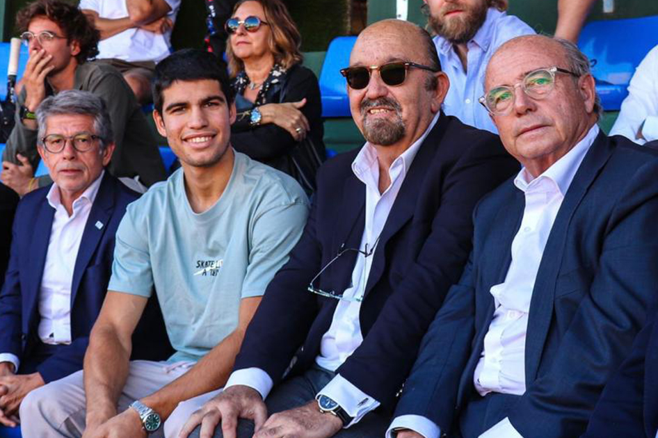 El N 1 mundial Carlos Alcaraz, en la final del Campeonato de Espaa MAPFRE de Tenis  - Copa Orange en Murcia 