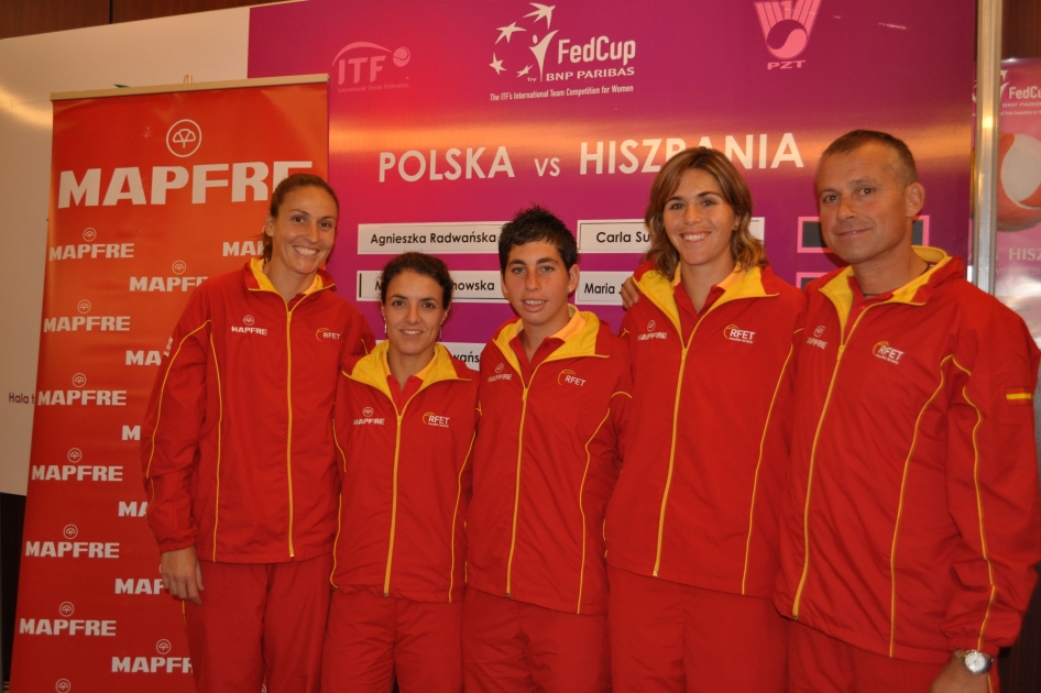 Estonia, Suecia, Canad o Eslovenia, posibles rivales de Espaa en la Fed Cup 2011