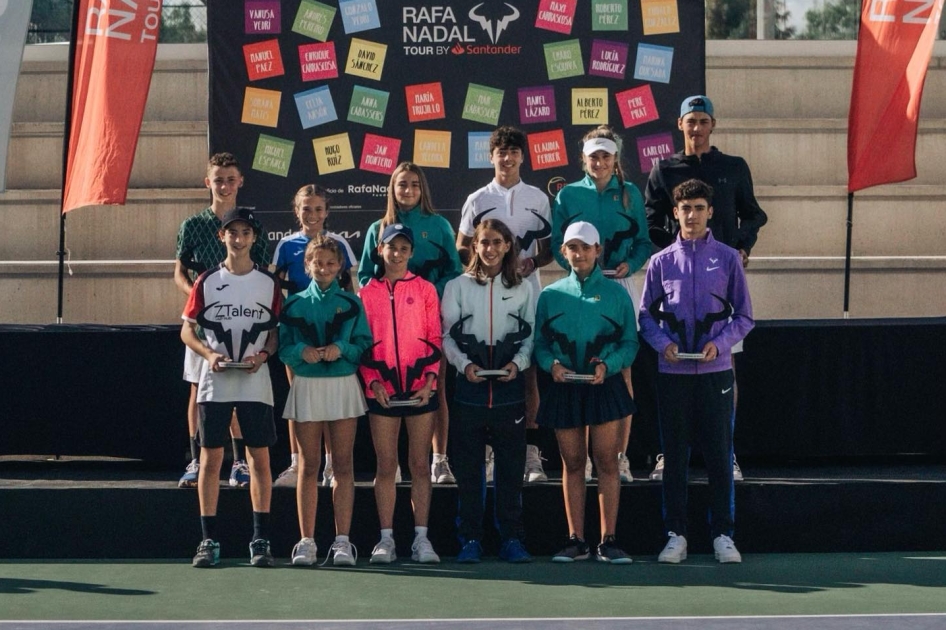 Ganadores del Msters Rafa Nadal Tour by Santander en Manacor