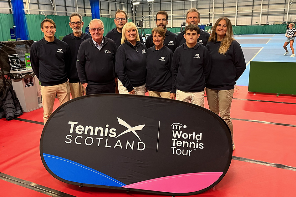 Árbitros españoles en los ITF de Glasgow Árbitros españoles en los ITF de Glasgow