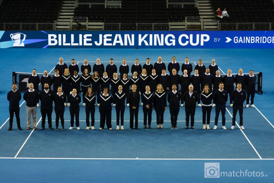 Jaume Campistol e Ivn Martnez, en las finales de la Billie Jean King Cup