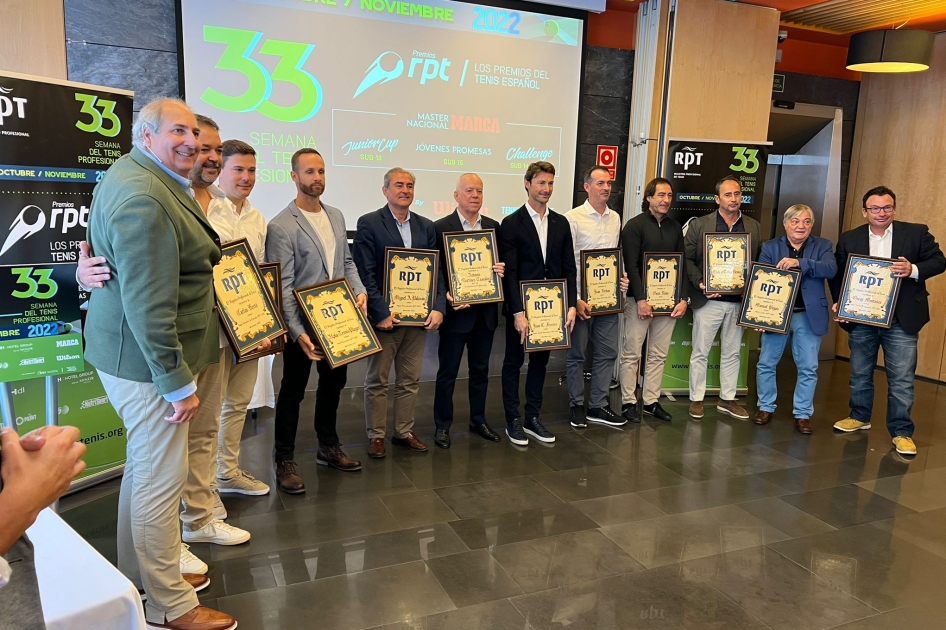 El RPT entrega los Premios del Tenis Español El RPT entrega los Premios del Tenis Español