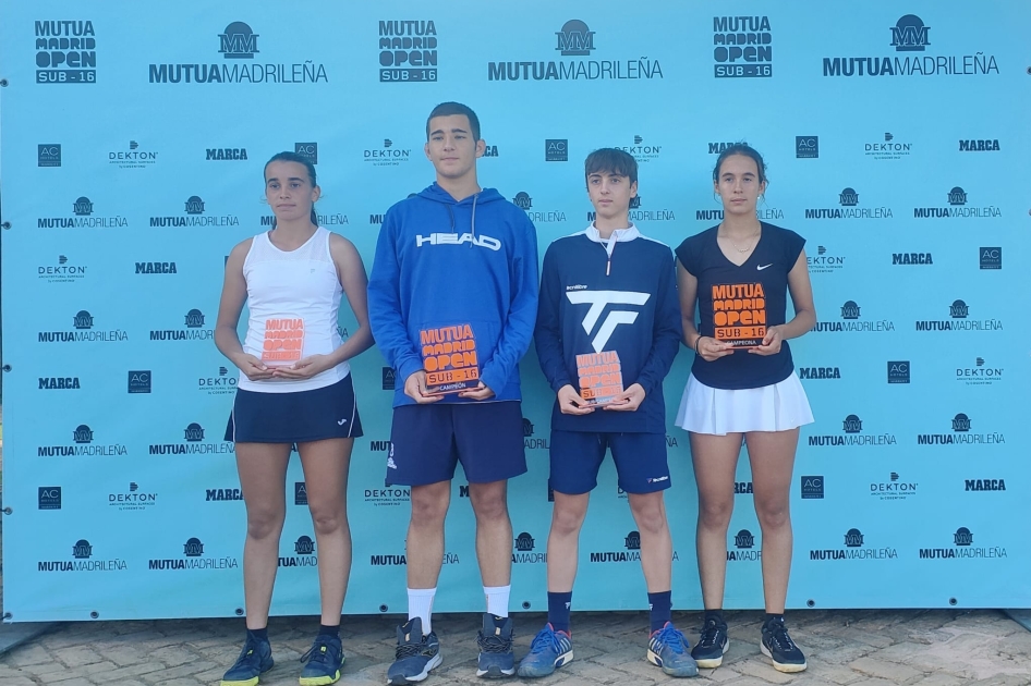 Irene Serrano y ngel Fonseca se llevan el Mutua Madrid Open Sub'16 de Sevilla