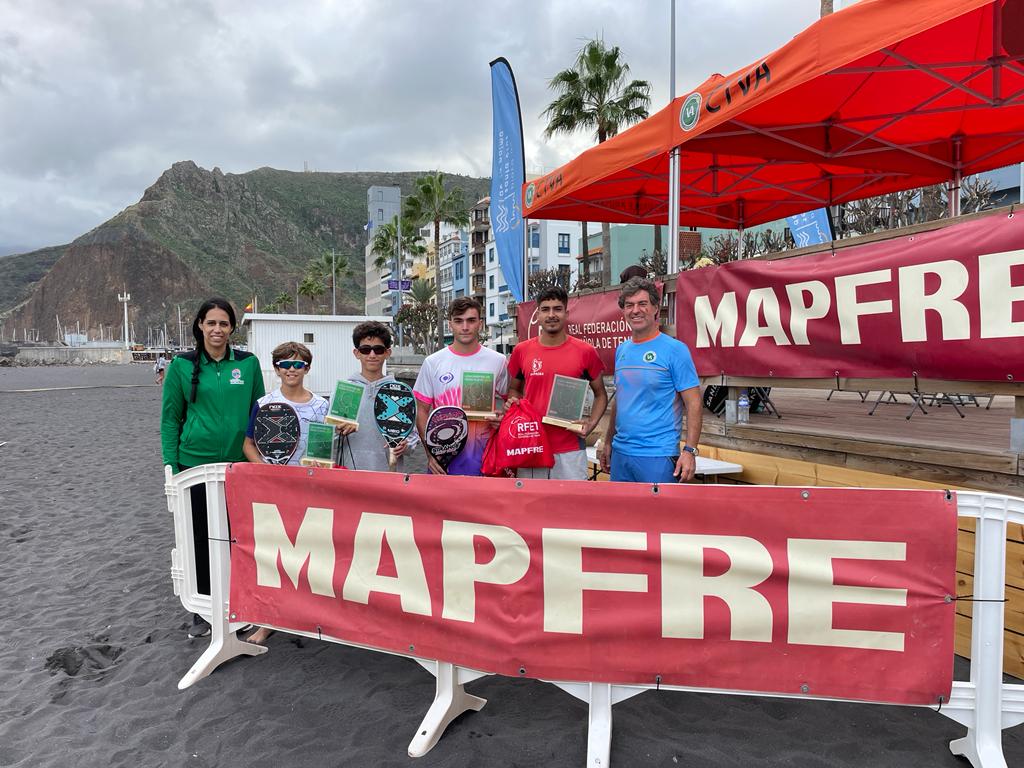 Ortega-Machn y Rodrguez-Cabrera ganan la ltima etapa de la Liga MAPFRE de Tenis Playa en La Palma