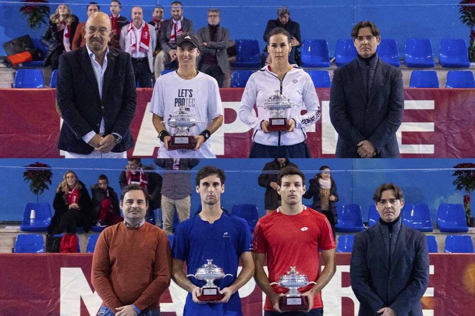 Bernab Zapata y Marina Bassols conquistan el IV Mster MAPFRE de Tenis en Valladolid