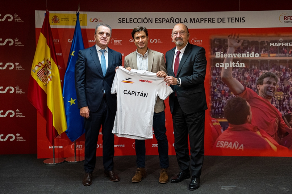 David Ferrer es presentado como nuevo capitán de la Selección Española MAPFRE de Tenis en Copa Davis David Ferrer es presentado como nuevo capitán de la Selección Española MAPFRE de Tenis en Copa Davis