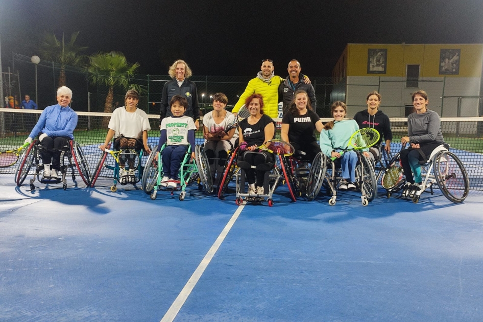 Segundo encuentro Bepro-RFET con motivo del Campeonato de Espaa de Tenis en Silla