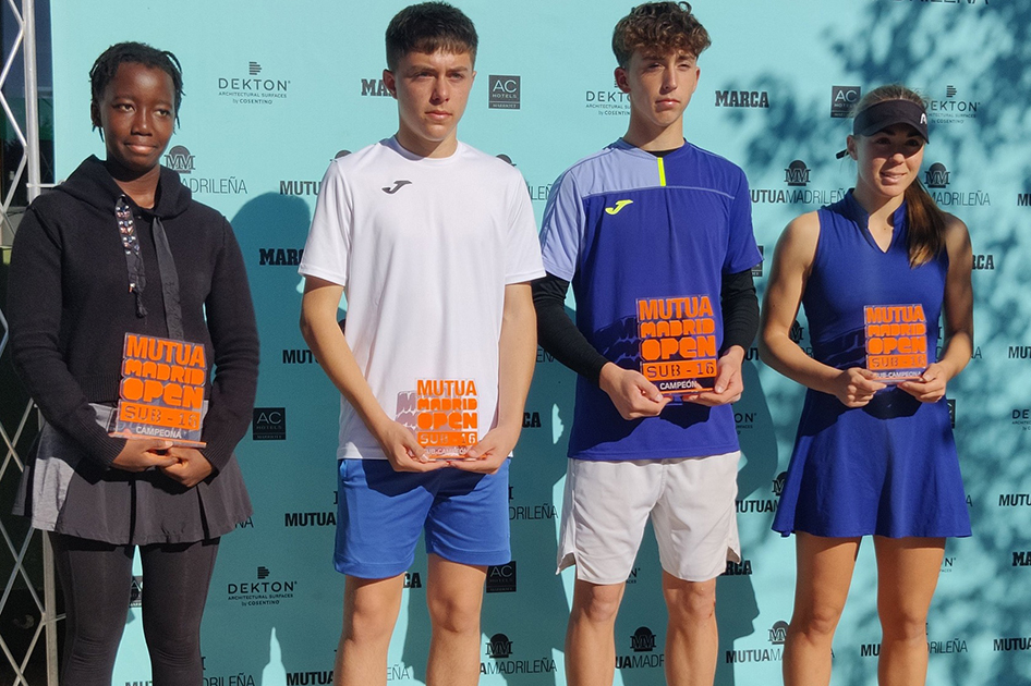 Sergi Fita y Wozuka Mdlulwa se llevan el Mutua Madrid Open Sub'16 de Almera